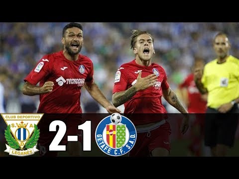 Leganés 1-2 Getafe - All Goals & Highlights - La Liga 08/09/2017 HD