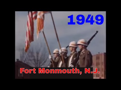1949 FORT MONMOUTH NEW JERSEY SIGNAL CORPS 16mm HOME...