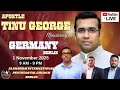 Pastor Tinu George LIVE Elshaddai Germany Revival Deliverance Meeting BERLIN
