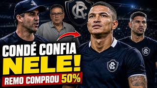 🦁 PRESIDENTE DO REMO COMPRA 50% DE GALEANO! CONDÉ CONFIA MUITO NO ATACANTE Leão Azulino