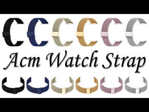 ACM Watch Strap Adjustable Metal for Bingo F6s Smartwatch Belt