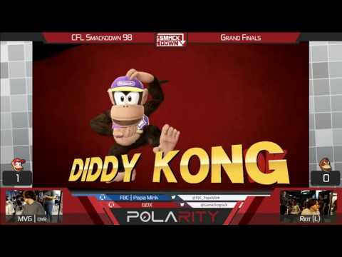 CFL Smackdown 98 WiiU - MVG Dyr (Diddy Kong) vs Riot (DK) - Grand Finals
