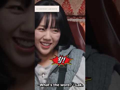 Ji Ye Eun speaking english #runningman #funnymoments