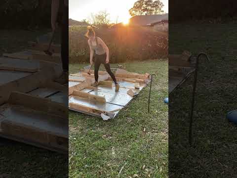 Hammer Time! #girlpower #girls #workshop #tools #work #demolition #girl