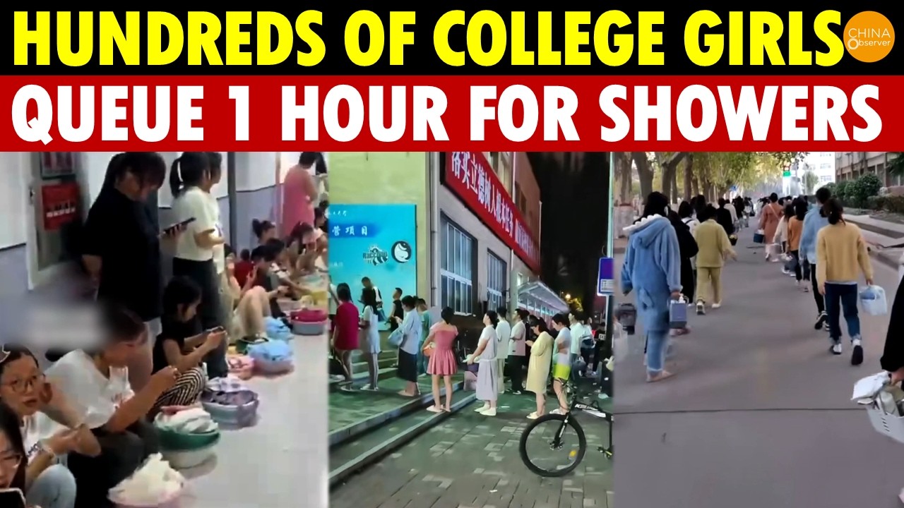 China College Life Shock: Hundreds Of Girls Queue 1 Hour For Showers, Buy Their Own Bunk Ladders