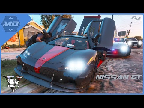 UNMARKED NISSAN GT | GRAND THEFT AUTO | GTA 5 LSPDFR MOD