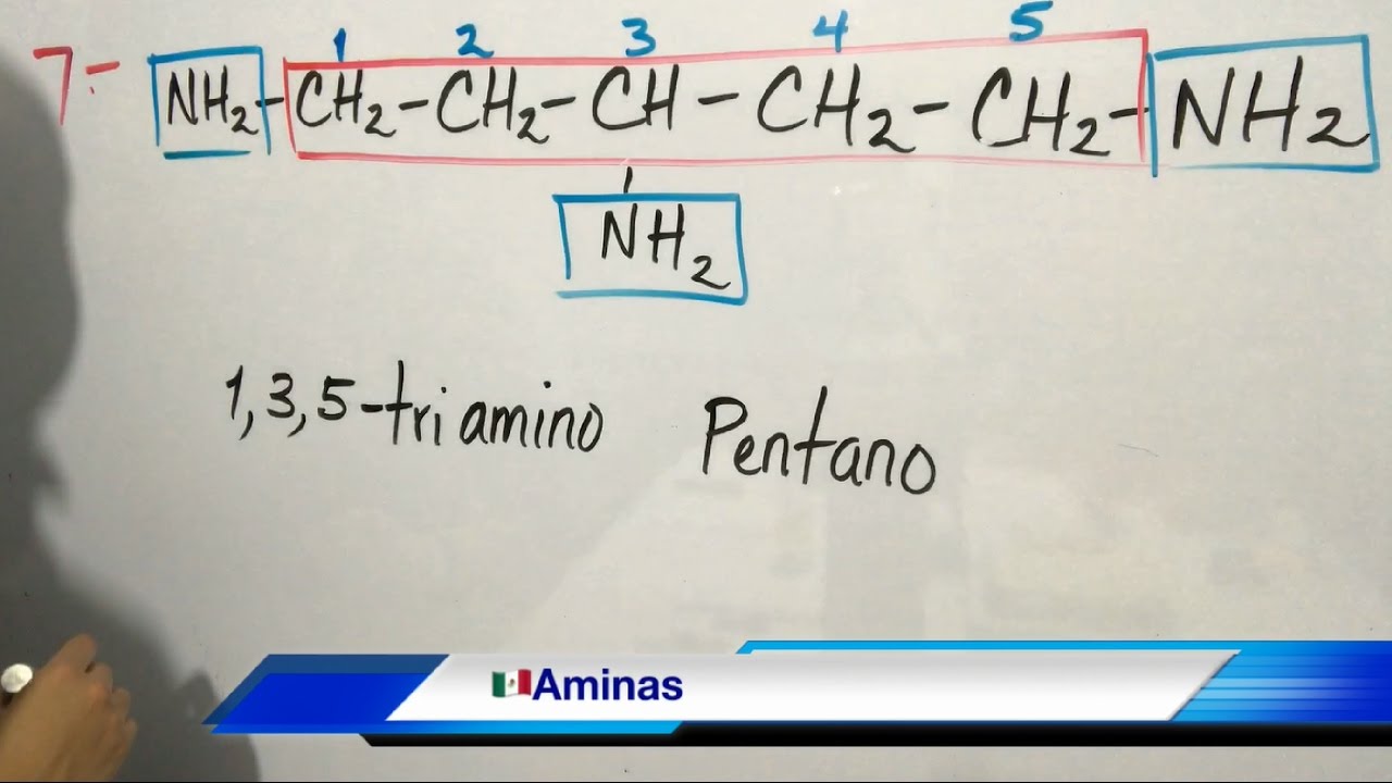 Aminas. Nomenclatura Química Orgánica Parte 1