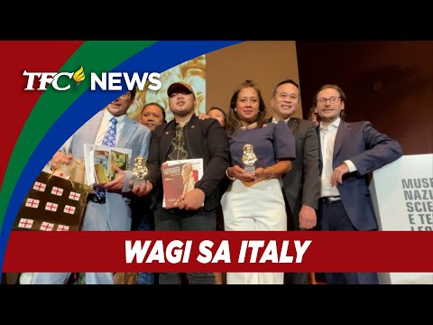 10 Pinoy artists ginawaran ng Leonardo Da Vinci International Prize sa Italy TFC News Italy