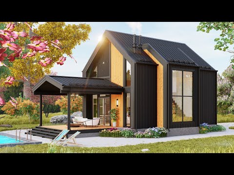 32' x 49' (10m x 15m) Beautiful 3 Bedroom House Design With Floor Plan - House Design Idea