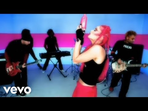 Gwen stefani pink hair video