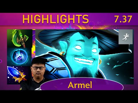 ⭐ 7.37 Armel Storm Spirit |KDA - 26 KP - 71%| New patch Mid Highlights - Dota 2 Top MMR