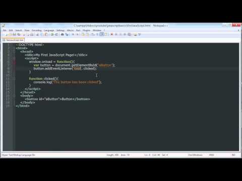 Events Javascript Basics Tutorial 8