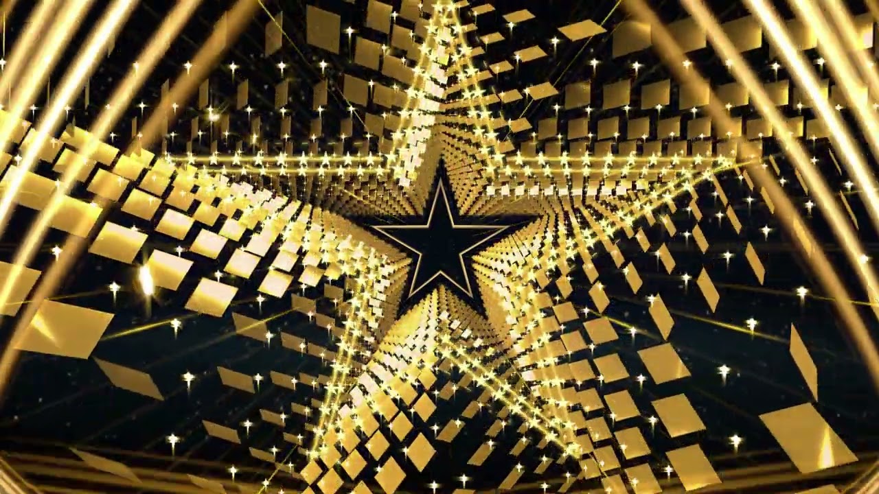 Talent Show ★ Shooting Stars ★ 4K Moving Backgrounds for Edits ║ Animated Video Effect ║ Production