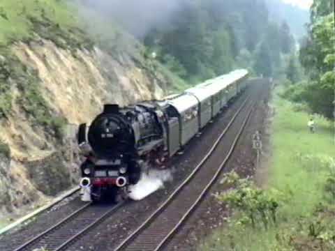 Mit der 01 1100 im Sommer 1985 von Nürnberg Hbf nach Amberg und zurück