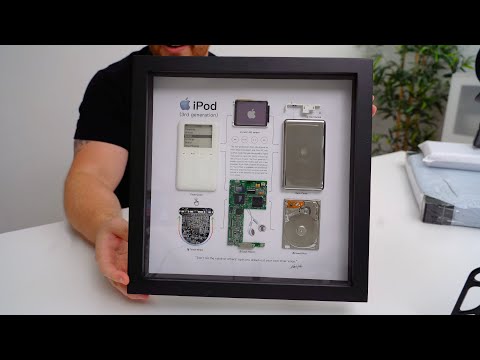 iPod, iPhone XR e chips A emoldurados como obras de arte!