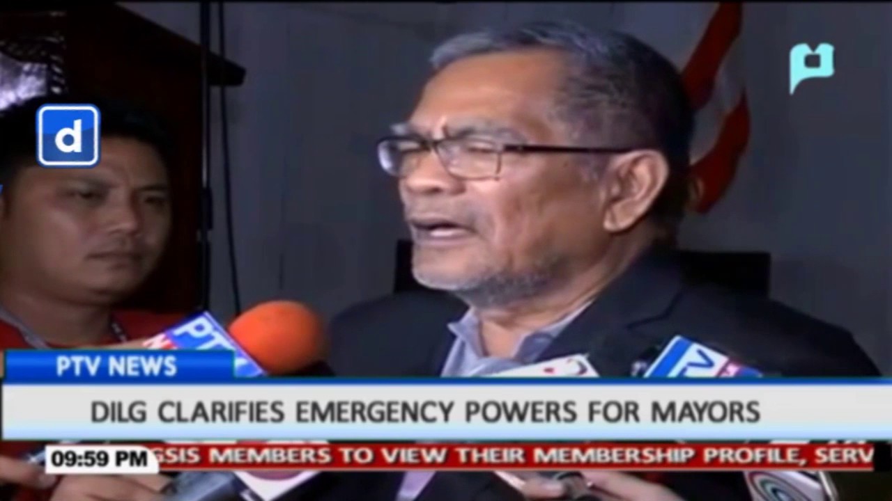 DILG clarifies emergency powers for mayors