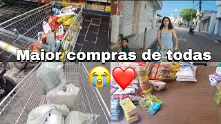 MAIOR COMPRAS DE TODAS! PASSAR FOME NUNCA MAIS 😭 🙏🏻 