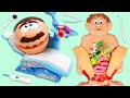 Mr Play Doh Head Gets A Health Check Up