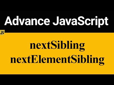 nextSibling and nextElementSibling in JavaScript Hindi