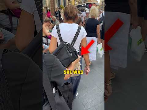 Pickpocket caught in 4K