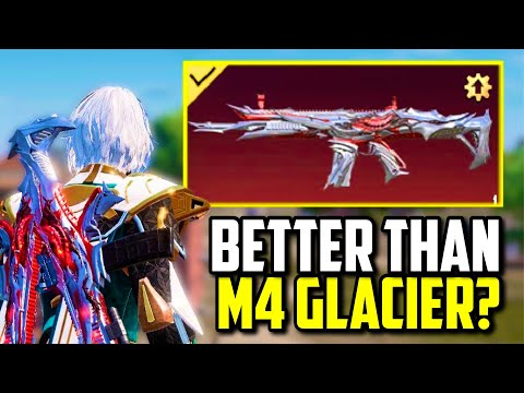 ON-HIT EFFECT SCAR BETTER THAN M4 GLACIER?! | PUBG Mobile