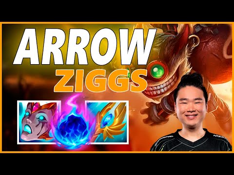 ⚡ARROW ZIGGS ADC GAMEPLAY⚡SEASON 12 LEAGUE OF LEGENDS