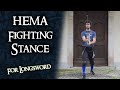Fighting Stance in HEMA - Longsword