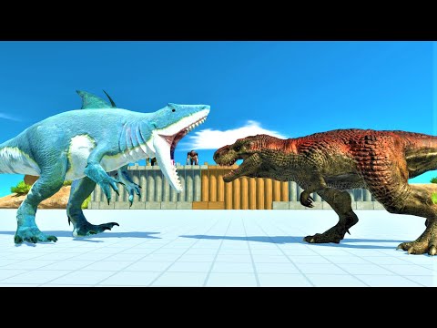 King shark vs boss factions Animal revolt battle simulator