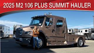 A preview image of the linked video showcasing 2025 Freightliner M2 106 Plus Summit Hauler