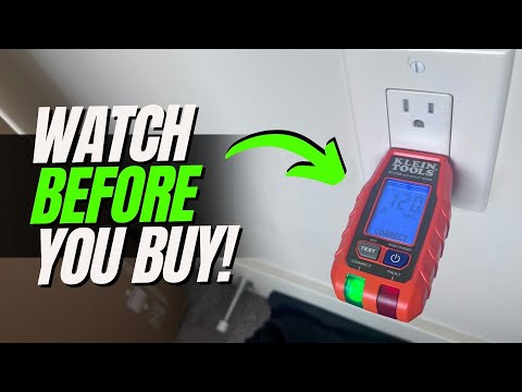 FULL REVIEW of the Klein Tools RT250 GFCI Outlet Tester (LCD Display)