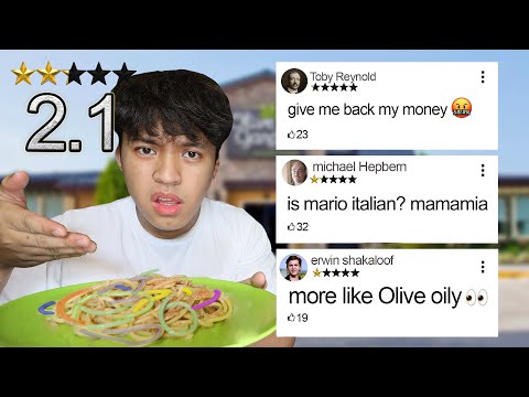 Eating at BGC's Worst Reviewed Italian Restaurant on Google Maps