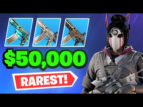 THE RAREST + MOST EXPENSIVE SIEGE SKINS!