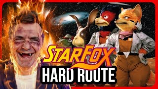 Star Fox (1993) HARD ROUTE Full Playthrough