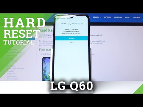 LG Q60 Format Atma İşlemi ( Hard Reset )