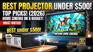 Best Projectors Under $500 in 2026 – Top 14 Picks You Can Buy Now