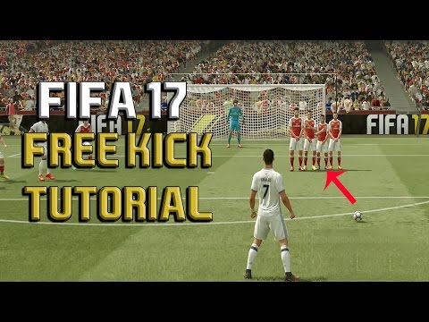 Fifa 17 CURL FREE KICK Tutorial: BEST FREE KICK IN FIFA 17