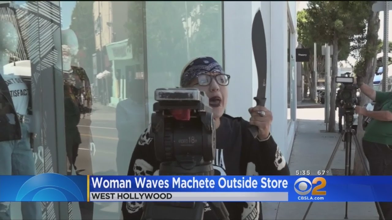 Woman Armed With Gun, Machete Goes To Kardashian Store, Rants About Cuba - YouTube