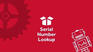 Serial Number Lookup