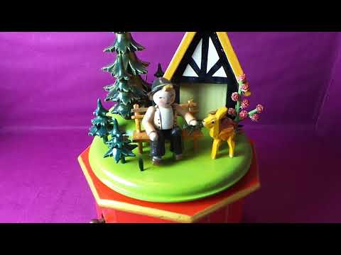 Steinbach uralte Spieluhr Nr.162 - seltenes Sammlerstück aus dem Erzgebirge