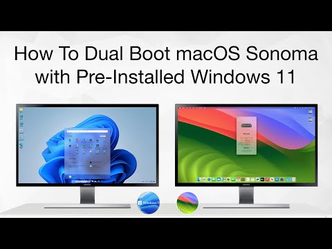 How to Dual Boot macOS Sonoma with Preinstalled Windows 11 | Step By Step | Hackintosh