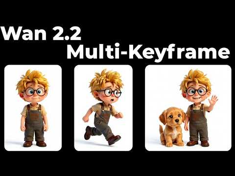 I Animated a Character Using Only Keyframes (Wan 2.2 GGUF + SVI LoRA)