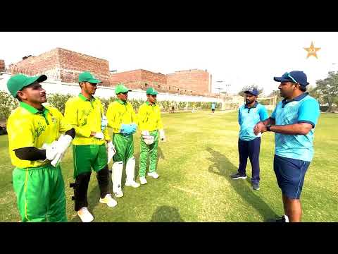 Sarfaraz Ahmed visited the ongoing Men's U19 camp in Multan