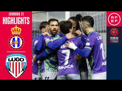 Resumen #PrimeraFederación | Real Avilés Ind 1-2 CD Lugo | Jornada 21 | Temporada 2025/26