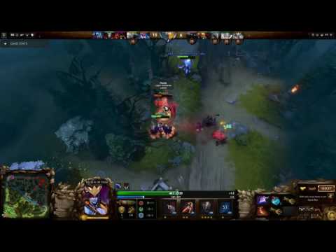 Funn1k Queen of Pain Mega Rampage Dota 2