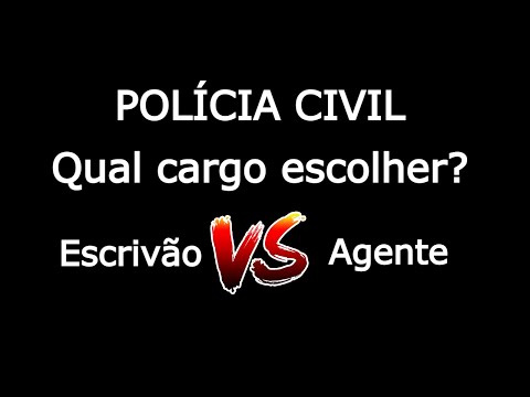 FAZER CONCURSO DA POLÍCIA CIVIL - AGENTE OU ESCRIVÃO? ESSA DECISÃO É IMPORTANTE