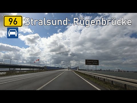 Germany: B96 Stralsund, Rügenbrücke
