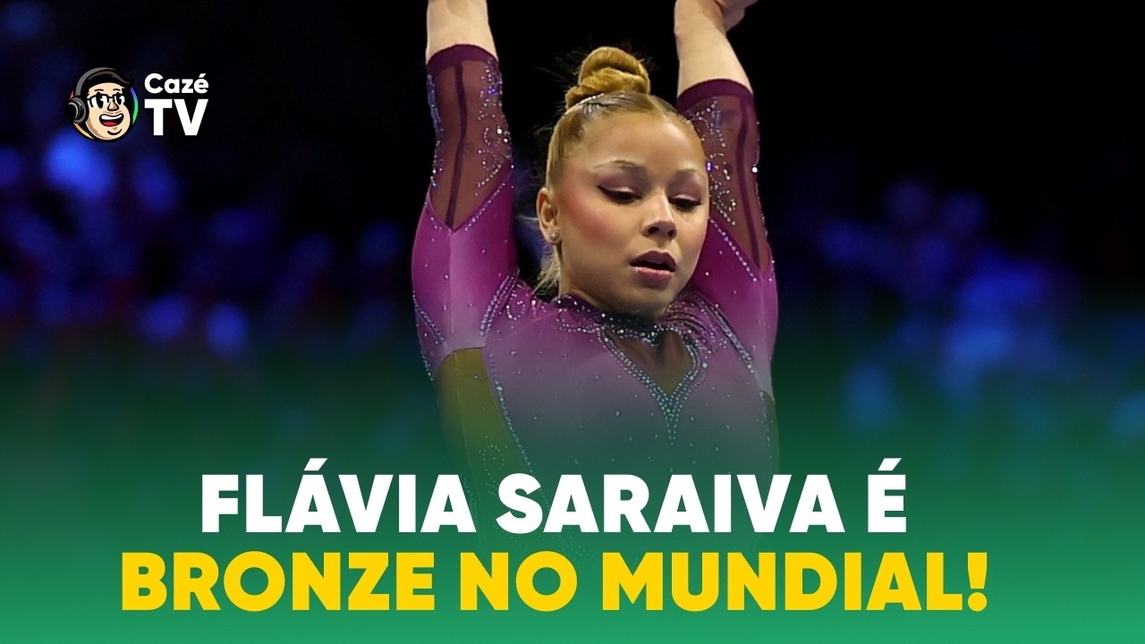 FLÁVIA SARAIVA É BRONZE NO MUNDIAL DE GINÁSTICA ARTÍSTICA 2026!