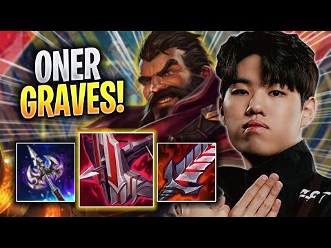 ONER DOMINATING GRAVES WITH NEW BUFFS! - T1 Oner Plays Graves JUNGLE vs Xin Zhao! | Season 2023