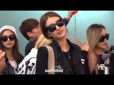 【SuzyHome】140302 Nanning Airport Suzy Leaved 수지