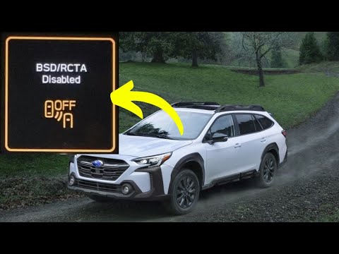 “BSD RCTA Disabled” warning in Subaru – What’s this?